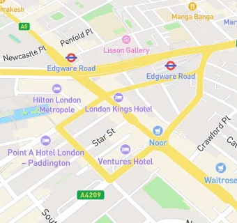 map for Marble Arch Medical And Dental Centre