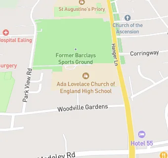 map for Ada Lovelace Church of England High School