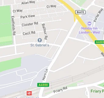 map for Zabka UK
