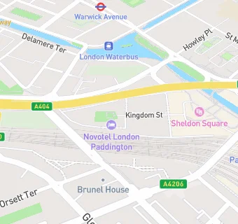 map for Novotel London Paddington