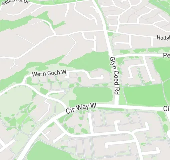 map for Wern Goch Store