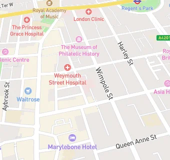 map for UCH At Westmorland Street