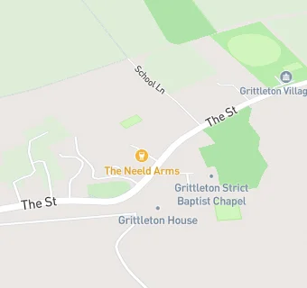 map for Grittleton House