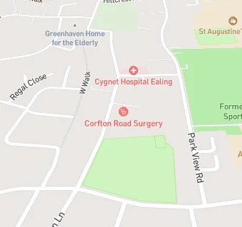 map for Ealing Cricket & Social Club