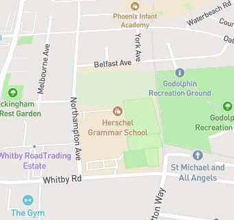 map for Herschel Grammar School