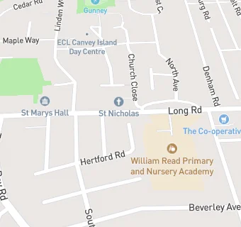 map for William Read Primary School