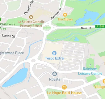 map for Tesco Garage