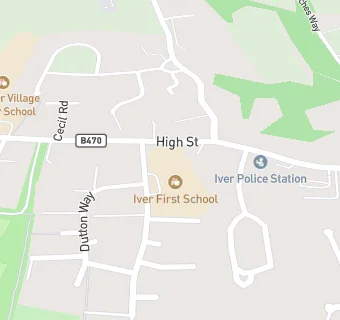 map for Iver Village Infant School