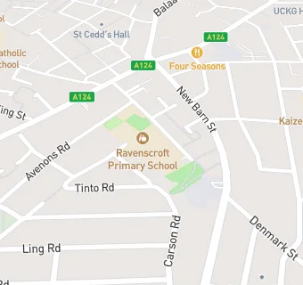 map for Ravenscroft Primary School