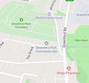 map for Greenford Park Community Hall