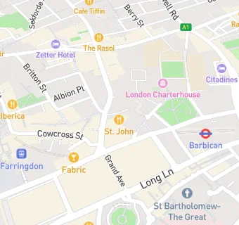 map for St John Bar and Restaurant