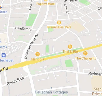 map for Nando's Chickenland