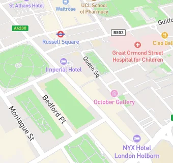 map for The Bloomsbury Park Hotel