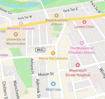 map for Home Marylebone