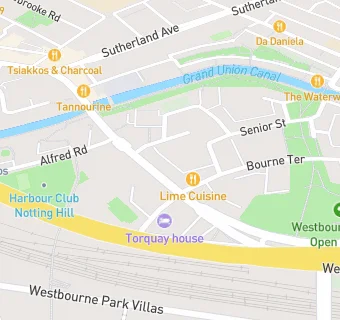 map for The Westbourne Green Surgery