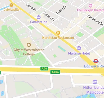 map for Paddington Green Health Centre