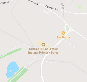 map for Crazies Hill Church of England Primary School