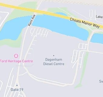 map for Eurest at Ford Dagenham Pitstop