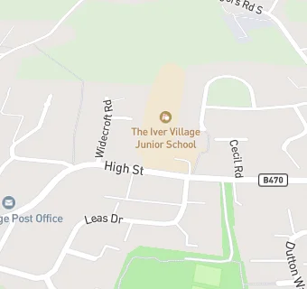 map for The Iver Village Junior School