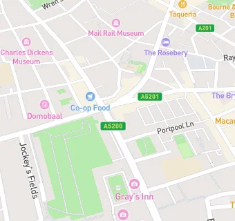 map for Pret A Manger