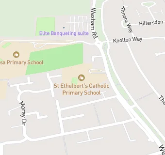 map for St Ethelbert's Catholic Primary School