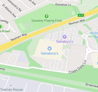 map for Sainsbury's Online