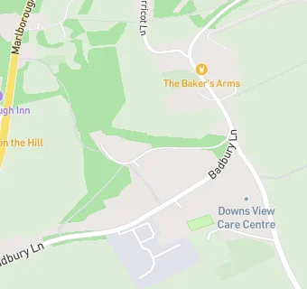 map for Downs View Care Centre