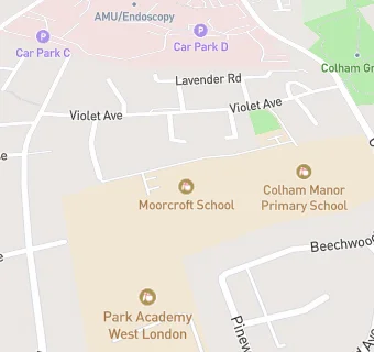 map for Moorcroft School (Eden Academy)