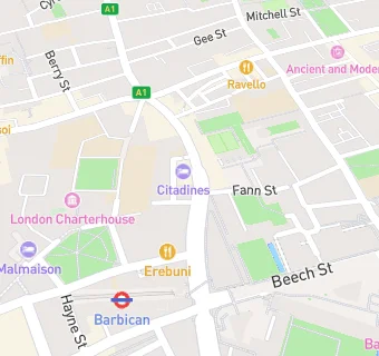 map for Catch Up Cafe London Limited