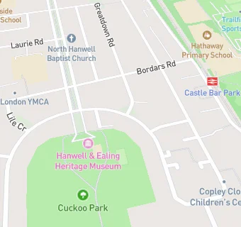 map for Hanwell Community Centre