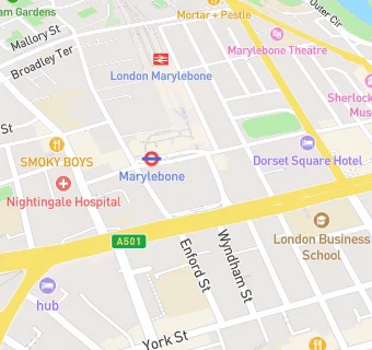 map for The Landmark London Hotel