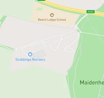 map for Stubbings Nursery And Cafe