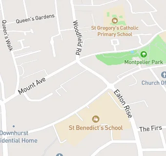 map for St Benedicts Mens Club