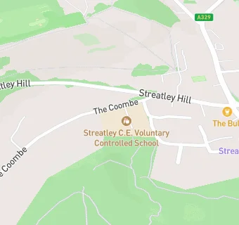 map for Streatley C.E. Voluntary Controlled School