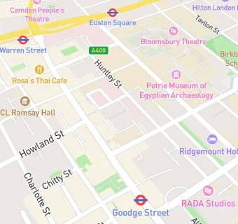 map for Fitness First Tottenham Court Road