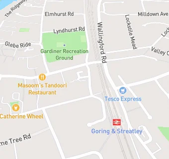 map for Goring & Woodcote Medical Practice