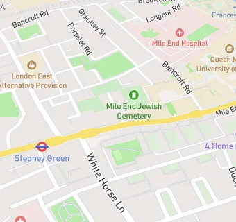 map for Mazahirul Uloom London School