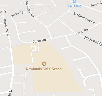 map for Newlands Girls' School