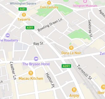 map for Ninth Ward London