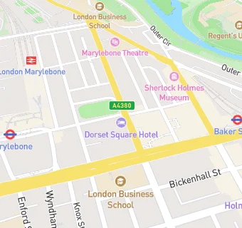 map for Dorset Square Hotel