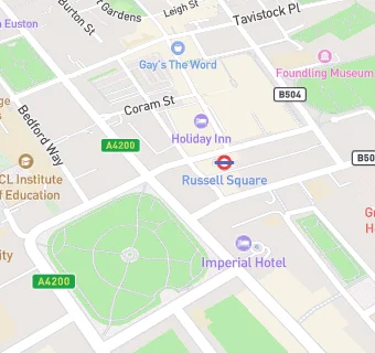 map for Kimpton Fitzroy London