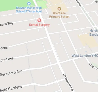 map for Greenford Chemist