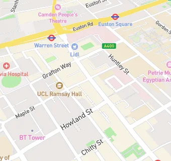 map for Pret A Manger