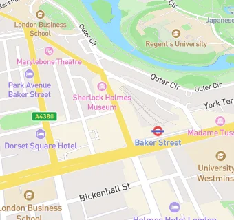 map for Pret A Manger