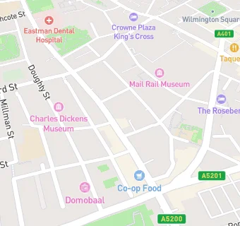 map for Grays Inn Sandwich & Salad Bar Ltd