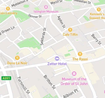 map for The Zetter Townhouse