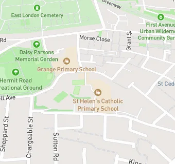 map for St Helen's Catholic Primary School