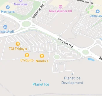 map for Planet Ice Bristol