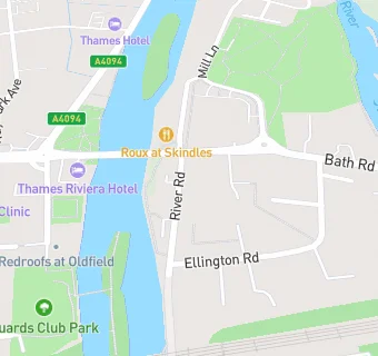 map for Maidenhead Rowing Club Bridge Boat House