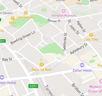 map for Clerkenwell Kiosk